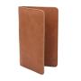 Soft PU leather passport holder with pen holder leather travel passport holder