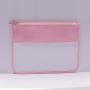 Keymay RTS DIY Personalized Alphabet Chenille Letter Patches Clear Zipper Pouch Cosmetic Bag Transparent Cosmetic Bag Makeup Bag