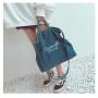Factory wholesale Ladies Embroidered Letter Handbag Corduroy One Shoulder Diagonal Tote Bag