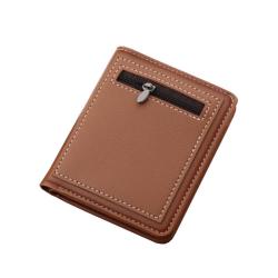 OEW039 Unisex Credit Card Leather Men Wallet Card Holder Wallet Money Clip Short Slim Coin Purse Photo Wallet Card Bag For Men