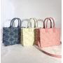 Canvas Bag Women'S Summer High Fashion Shoulder Underarm College Students Tote Denim Bag