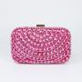New Wedding Elegant Hollow Metal Hard Box Rhinestone Clutch Bag Ladies Handbag Luxury Party Evening Bags For Woman