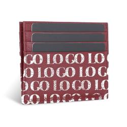 Custom Logo Silm Small Card Case RFID Blocking Leather Ultra Slim Wallet Credit Card Case Card Protector Front Pocket Wallets