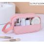 Large capacity makeup bag transparent portable makeup storage bag waterproof travel wash bags for women