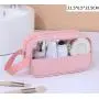Large capacity makeup bag transparent portable makeup storage bag waterproof travel wash bags for women