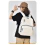 ZF194 New Schoolbag Female Junior High School Students Shoulder Bag Male Computer Backpack Oxford Breathable Waterproof