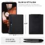 KBW027 Customized Wallet Men's Leather RFID Wallet Carbon Fiber Leather Change Pocket Double Fold Leisure Small Clip