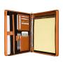 A4 letter sized papers soft good leather Portfolio Case leather Portfolio Organizer