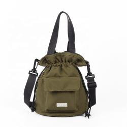 CHANGRONG Custom Women's Drawstring Portable Handbags Korean Style Fashion Casual Tote Bags