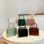 ZR269 Westernized Leisure Simple Women's Handbag Box Bag Exquisite Chain Straddle Underarm Bag Party