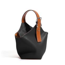 Wholesale Customizable Personalized Designer Leather Ladies Shoulder Crossbody Tote Bucket Bags Women Handbags For Girls 2024