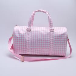 Portable Women Custom Printing Waterproof Weekender Gym Bag Outdoor Sports Shoulder Bags Nylon Duffel Travel Bag
