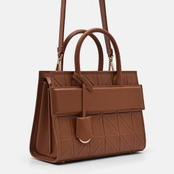 Elegant Vegan Leather Luxury Style Handbags For Women High Quality Ladies Hand Bags Diamond Pattern Custom Womens Tote Bags
