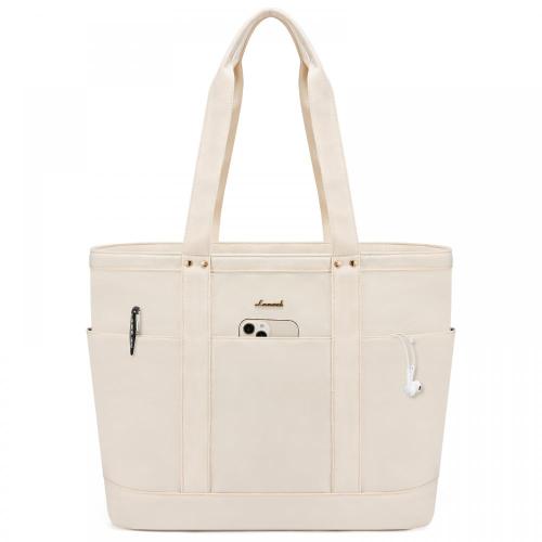 LOVEVOOK Lightweight fits 17 in Work Tote Bag Waterproof HandBag with Luggage Strap School Business Travel Laptop Bag for Women