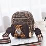 2024 New Crossbody Bag Mini Phone Bag Soft Leather Multi-Layer Women's Single Shoulder Small Round Bag