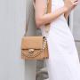2024 Long Strap Genuine Leather Fashion Ladies Messenger Shoulder  Crossbody Bags Small Handbags For Women Manufacture