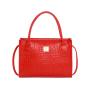 New Bag 2024 Korean Fashion Crocodile Pattern Single Shoulder Messenger Small Square Bag Woman Discount
