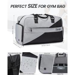 LOVEVOOK Sucipi Wholesale Waterproof 45L sports Duffel Bag with Shoes Compartment for women men Fitness Yoga Travel luggage bags