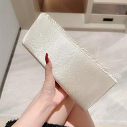 NEW ladies party envelope wrinkle clutch bag fabric purses women's dress clutch bag champagne dinner evening clutch bags