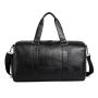 High Quality Custom Private Label Leather Travel Bag Men valise de voyage Duffel Handbag with Shoe Compartment