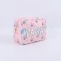 New Style Fashion Cute Korea Girls Makeup Bag Organizer Custom Designer Travel Portable Nylon Waterproof Zipper Cosmetics Bag