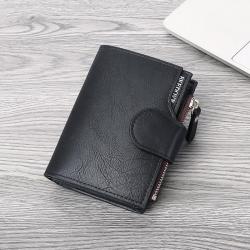 2024 spring new hot selling business men's short wallet large capacity multi-card slot wallet credit card bag