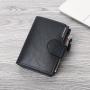 2024 spring new hot selling business men's short wallet large capacity multi-card slot wallet credit card bag