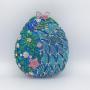 High Quality Factory Price Luxury Rhinestone Purse Diamond Flower Pear-Shaped Clutch Metal Mesh Evening Bag