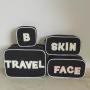 New Trends Waterproof Heavy Duty Cotton Makeup Bag Custom Canvas Makeup Zipper Standup Pouch Women Cosmetic Bag