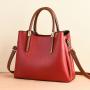 Designer Custom Logo Carteras Bolsas de Mujer Tote Bag Solid Pu Leather Lady Bags Women Crossbody Ladies Handbag For Women