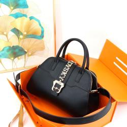 2024 ladysky ladies bag custom metal letter logo for handbags with low MOQ fashion handbag for women single shoulder bag 33 cm