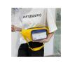 Hot Sale Polyester PVC Messenger Shoulder Bag Unisex Tide Transparent Jelly Chest Waist Bag