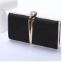 Black Party Evening Bag Clutch Purses for Women Ladies Sparkling Handbag Clutch Bags with chain shoulder bag Wholesale