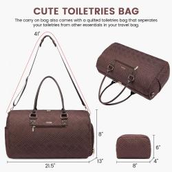 LOVEVOOK Travelling Weekender Overnight Holdall Duffle Luggage Travel Bags For Luxury Men Women