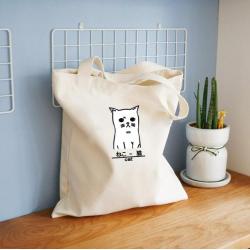 Custom Logo Thick Cotton Canvas Chic School Women Lady Handbag Eco Friendly Shopping Cotton Tote Bag Shopping Bags