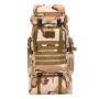 Tactical camouflage sports backpack 80L waterproof outdoor mountaineering bag large capacity hiking package outsourcing