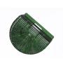 Green Luxury Women Wedding Hand Bag Bridal Handbag Transparent Clutch Party Acrylic Evening Bags Clear Purse