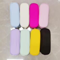 Boys Girls Pencil Boxes Durable Nylon Pen Bag Waterproof Stationery Bag Kids Eco-friendly Pencil Bags Slim Pencil Pouch