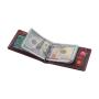 Minimalist Front Pocket Bifold Leather with ID Window Slim Large Capacity RFID Blocking Men's Wallet