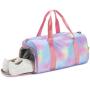 Gelory Sports Gym Bag Sport Gym Bag Women Travel with Shoe Compartment Wet Pocket Sports Duffels Gym Bag Outdoor Totes