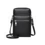 2024 New Solid Color Zipper Men's Crossbody Bag