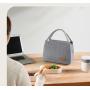 ZWY043 Large Student Food Insulation Storage Bag Waterproof Oxford Portable Lunch Box Bag Simple Outdoor Work Picnic Bento Bag