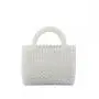 Custom design acrylic resin handmade large capacity tote bag Hot Selling fashion party wedding evening purse handbag pearl bags