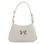 Sweet bow designer bags female 2024 Korean style candy color chain armpit ladies bag crossbody shoulder bag bolsas para mulheres