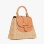 2023 New Arrival Hot Selling Woven Straw Bags Vegan Leather Customized Logo Women Handbags