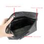 Coal Black Airtight Smell-Proof Bag with Combination Lock for Secure Storage of Accessories