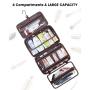 Wholesale Detachable Carry on Makeup Organizer Hanging Bathroom Case Travel Essentials Cosmetic Bag Travel Toiletry Pouch Bag