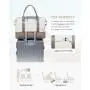 LOVEVOOK New Arrivals 3in1 large fashion quilted designer weekender overnight bags carry on luggage gym travel duffle bags women