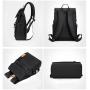 New Backpack Men'S Leisure Travel Backpack Water Wash Business Computer Bag Commuting Bag Student Bag