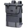 LOVEVOOK Rucksack for Men Women Large Waterproof Laptop Backpack for Work Travel 17 Inch Roll Top Backpack